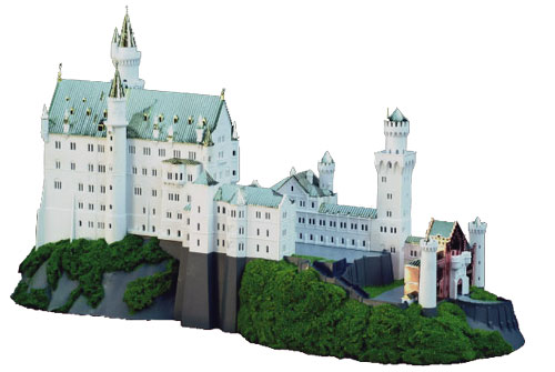 ノイシュバンシュタイン城模型